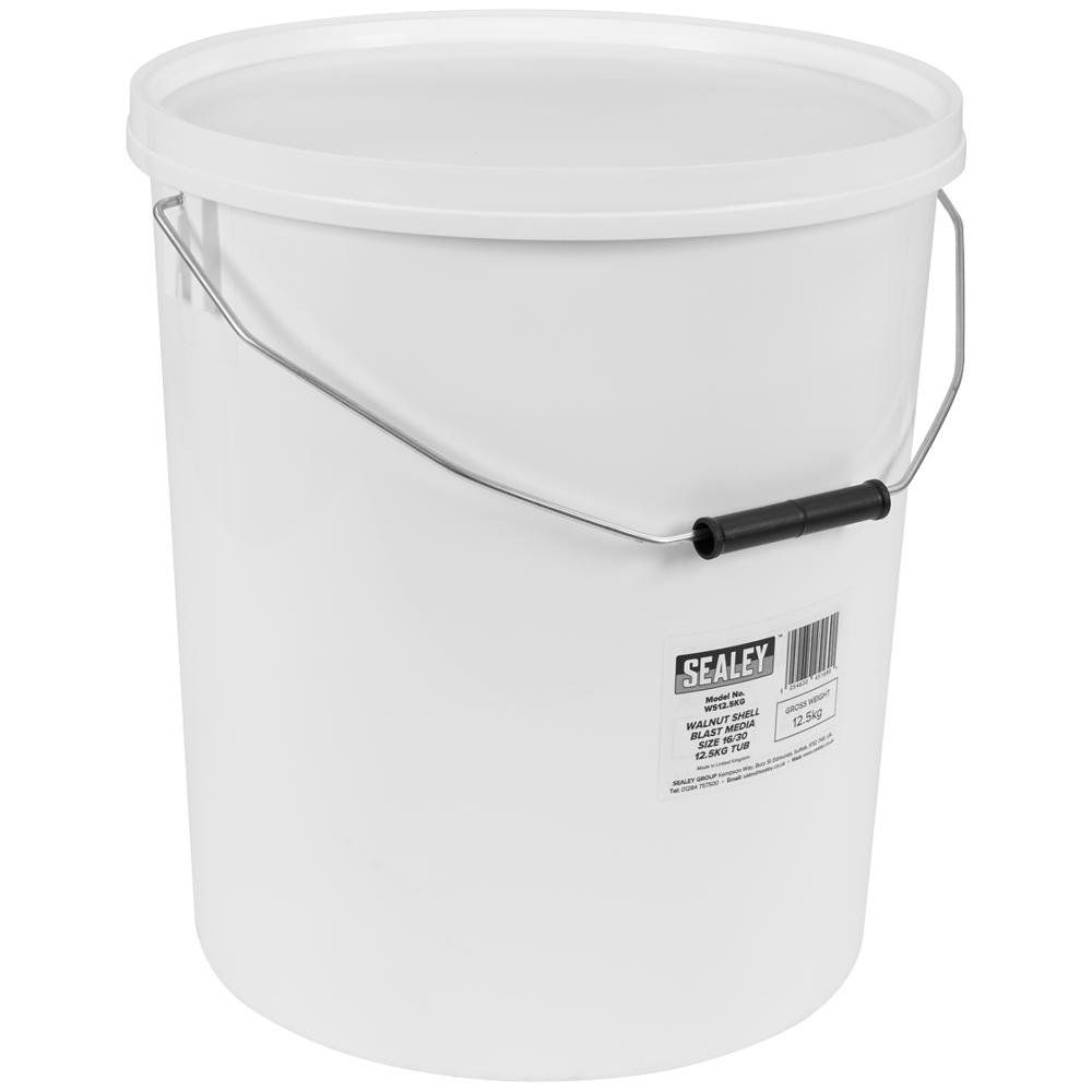 Sealey Walnut Shell Blast Media 12.5 kg - Image 1