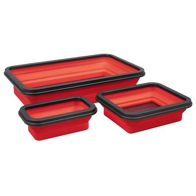 Sealey 3 Piece Collapsible Magnetic Parts Tray Set