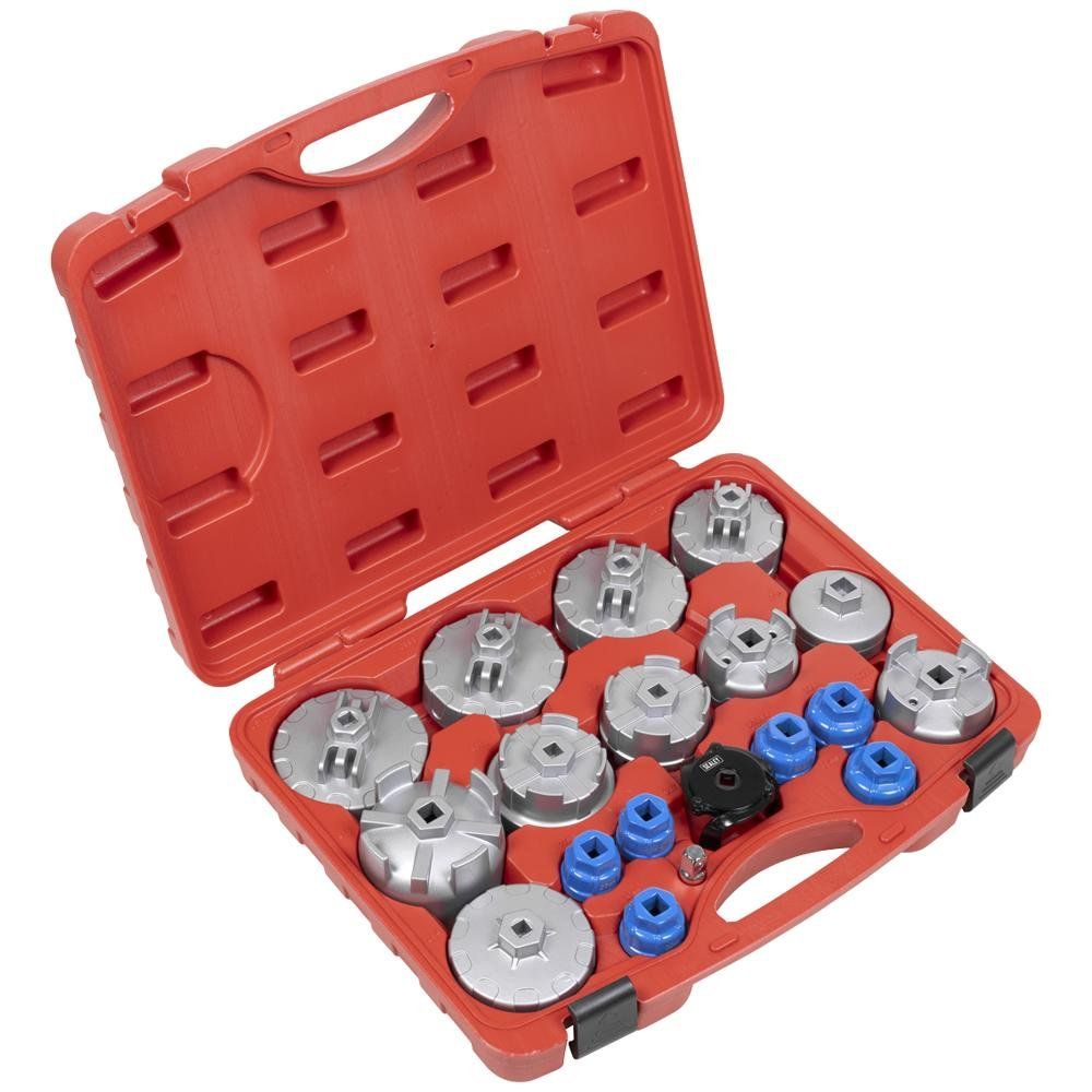 Sealey 19 Piece Oil Filter Cap Wrench Set - Image 1