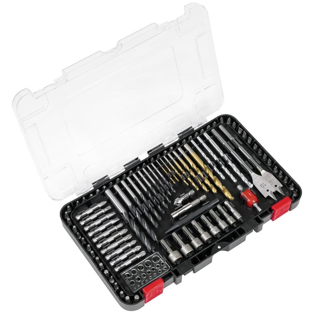 Sealey 104 Piece Drill and Screwdriver Bit Accessory Set - Image 1