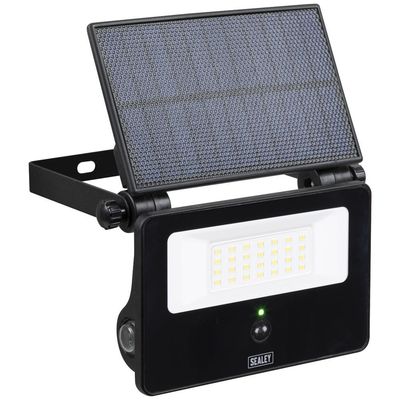 Sealey 20W Extra Slim Solar Powered Wall Mount Flood Light