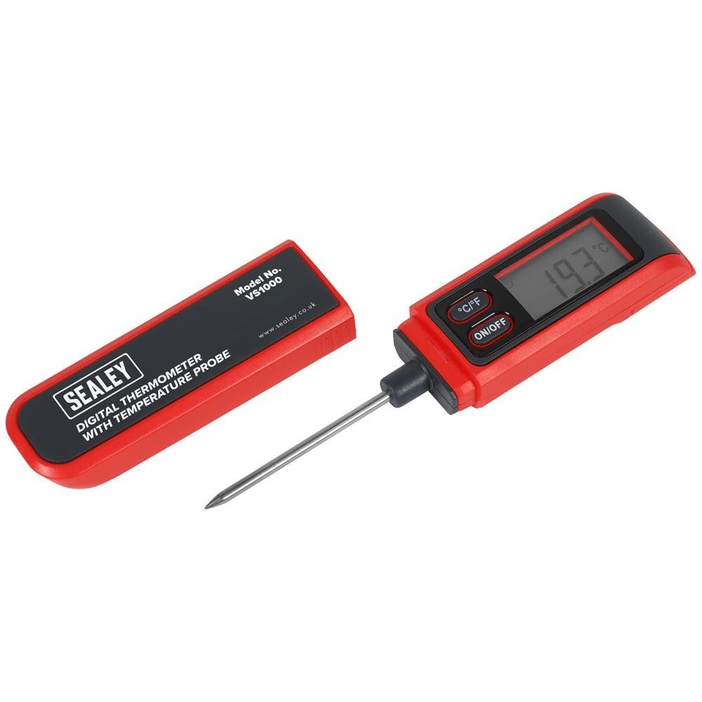 Sealey VS1000 Digital Thermometer and Temperature Probe - Image 1