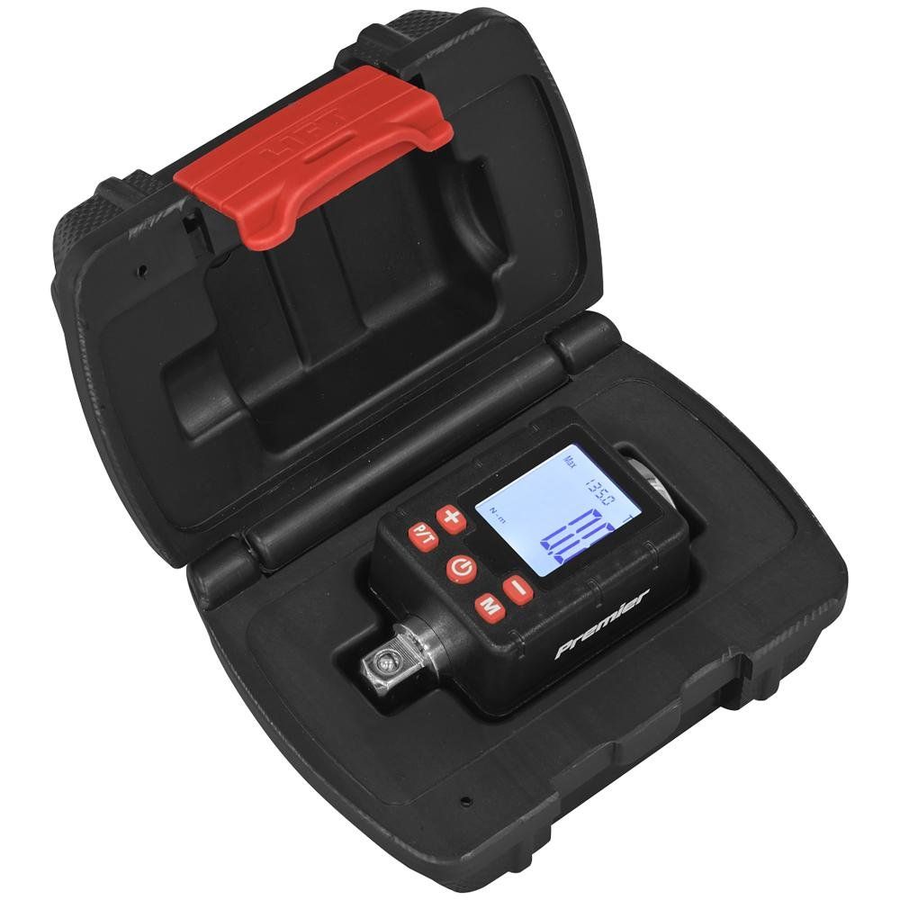 Sealey 3/8" Drive Digital Torque Wrench Adaptor 3/8" 27Nm - 135Nm - Image 1
