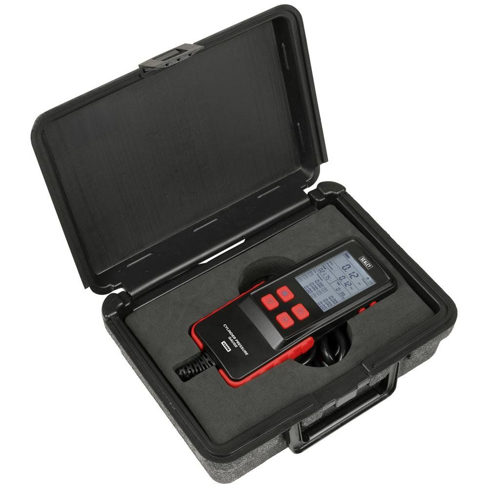Sealey 10 Piece Digital Compression Test Kit - Image 1