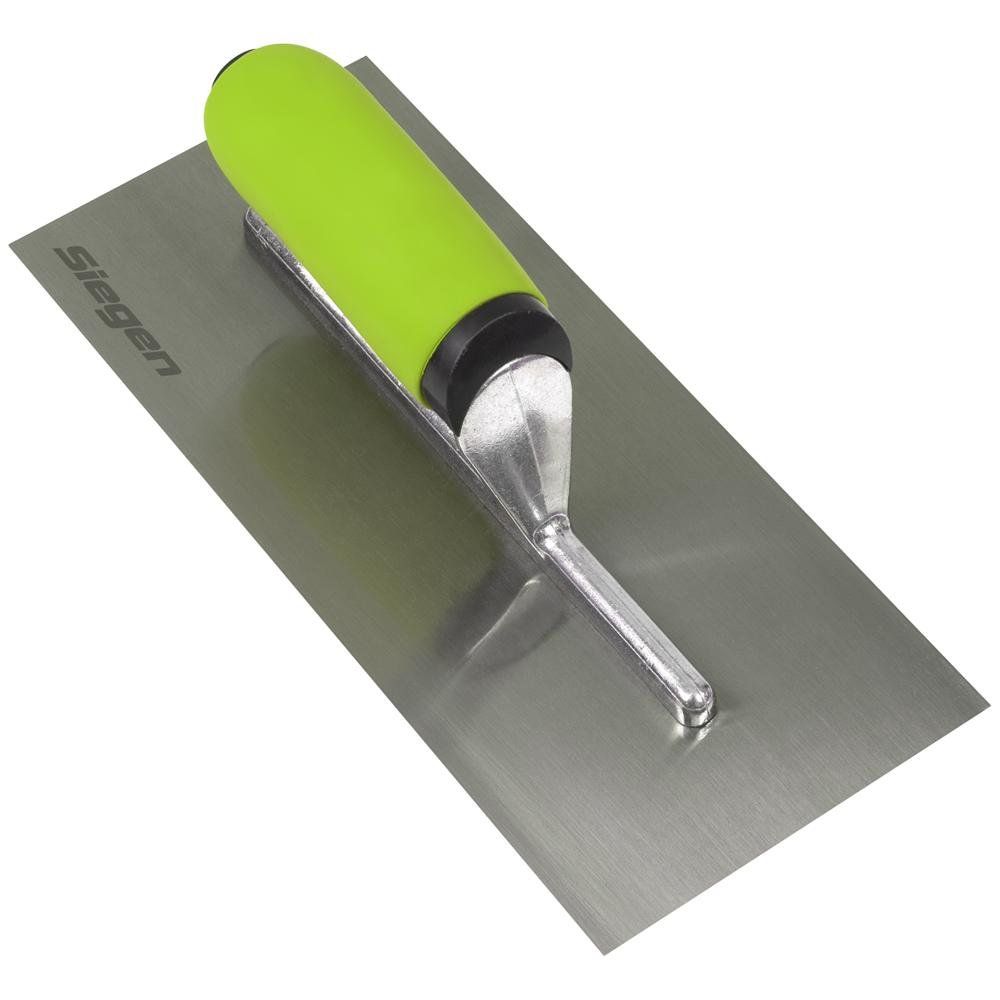 Siegen Soft Grip Carbon Steel Plastering Trowel - Image 1