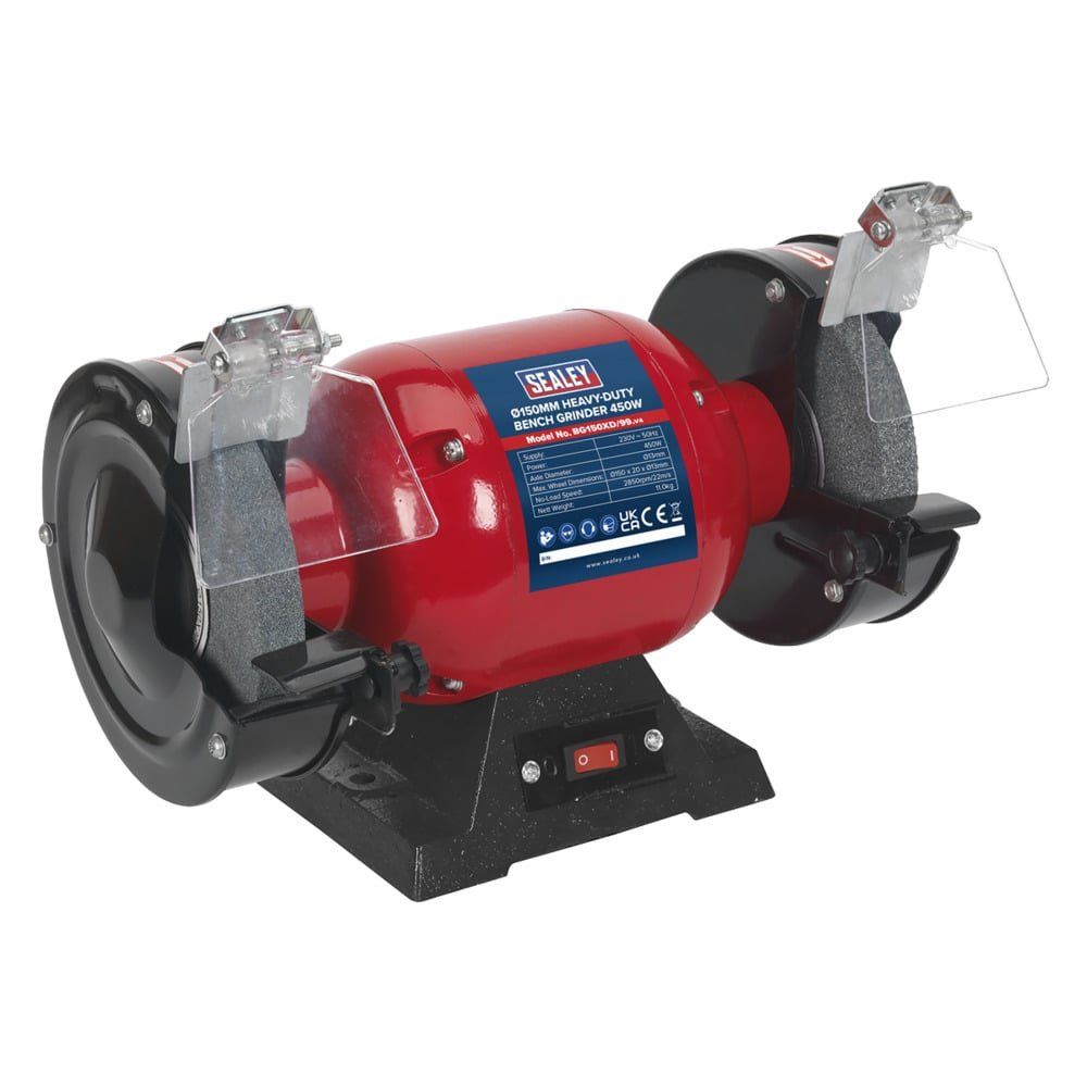 Sealey 150Mm Heavy-Duty Bench Grinder 450W/230V - Image 1