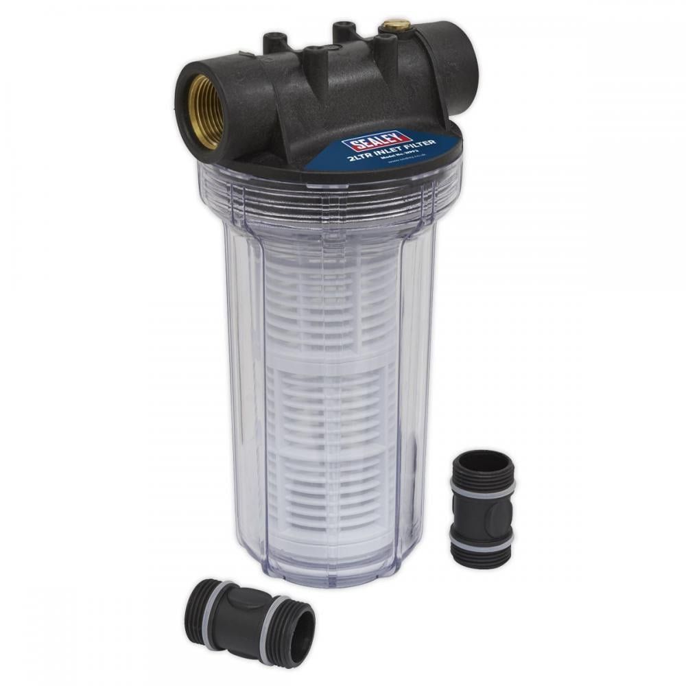 Sealey 2 Litre Inlet Filter for Surface Water Pumps - Image 1