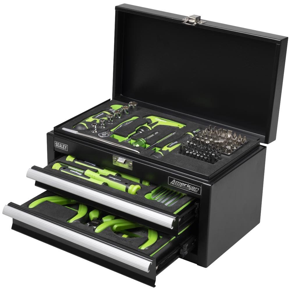 Siegen 111 Piece Hand Tool Kit in Mini Tool Chest - Image 1