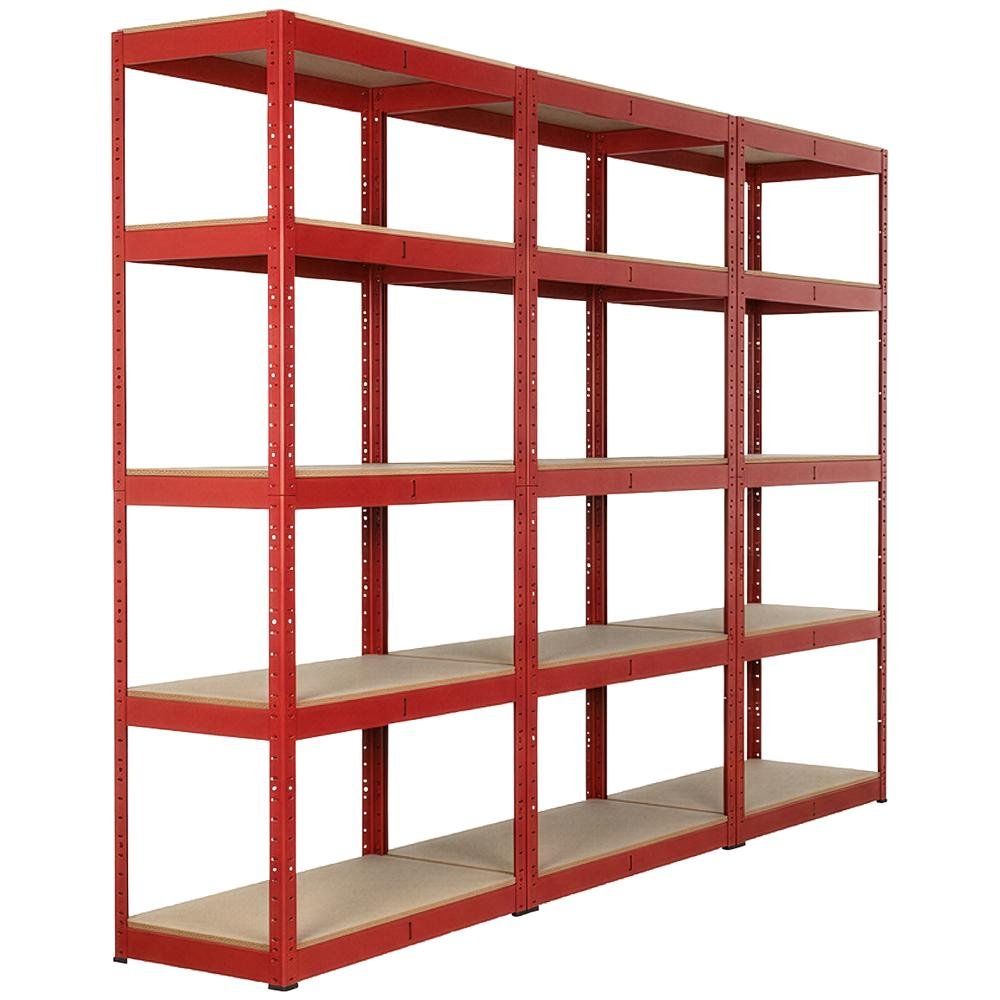 Sealey 3 Piece 5 Shelf 350kg Capacity per Level Racking Unit - Image 1