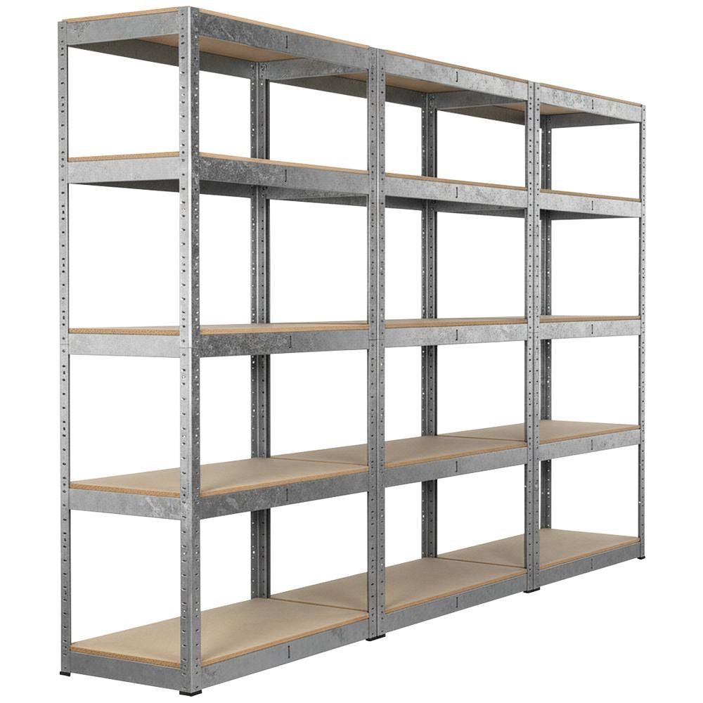 Sealey 3 Piece 5 Shelf 350kg Capacity per Level Racking Unit - Image 1