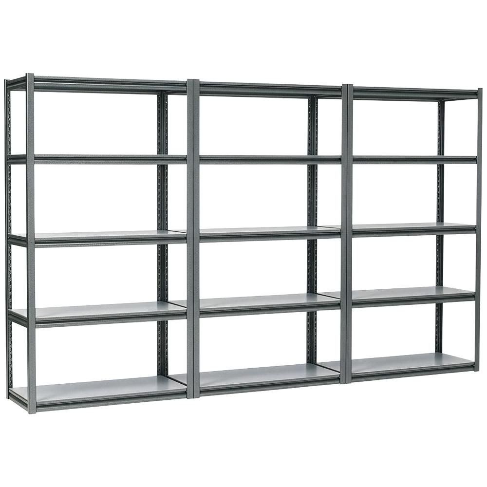 Sealey 3 Piece 5 Shelf 600kg Capacity per Level Racking Unit - Image 1