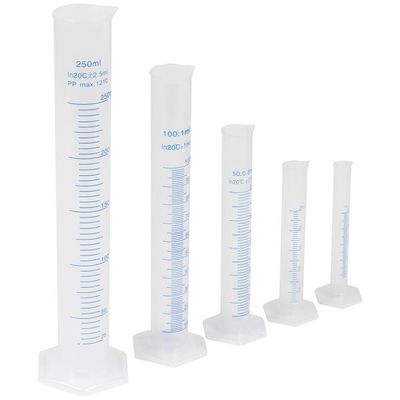 Sealey 5 Piece Graduated Measuring Cylinder Set