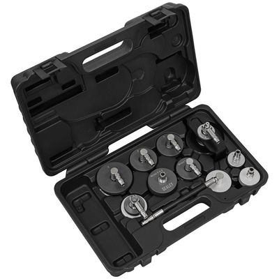Sealey 10 Piece Brake and Clutch Pressure Bleeder Cap Set