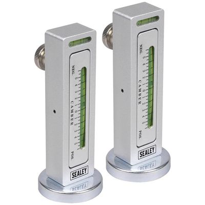 Sealey 2 Piece Magnetic Camber and Caster Gauge Set