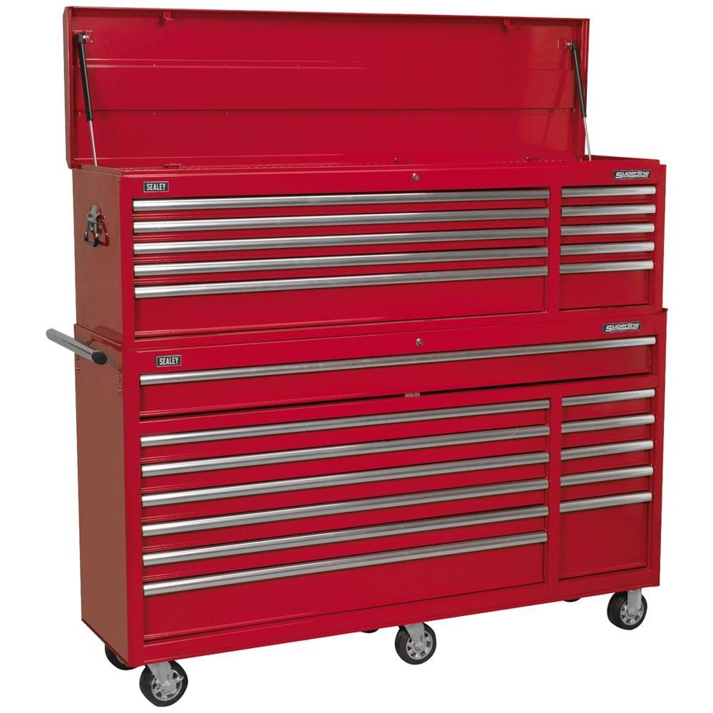 Sealey 23 Drawer Wide Tool Roller Cabinet and Top Chest Combo - Image 1