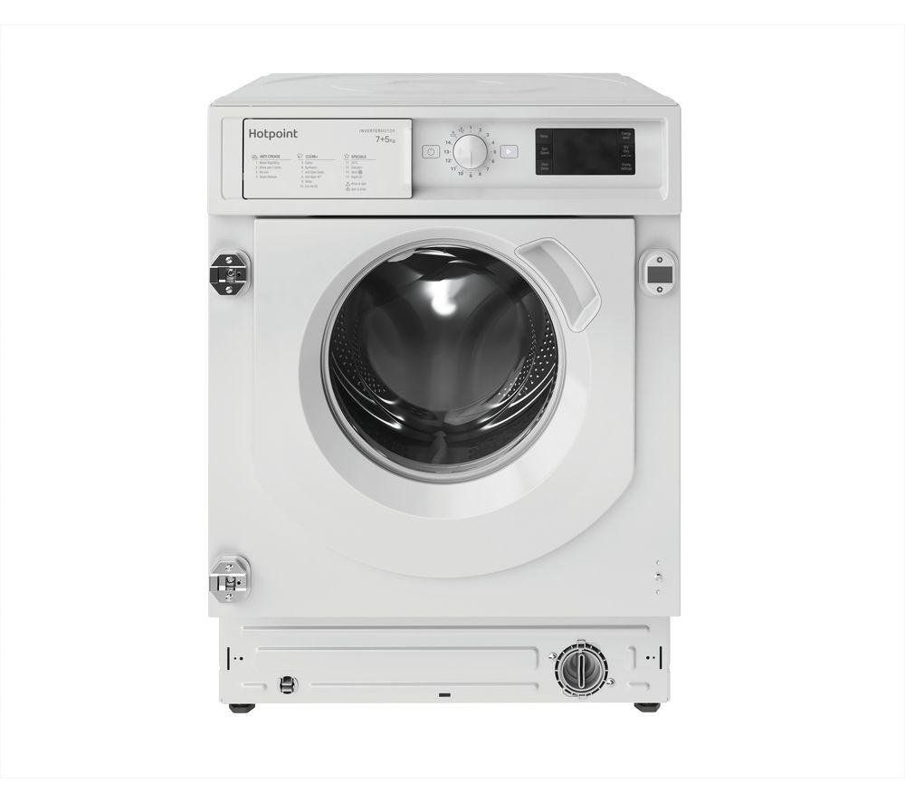 HOTPOINT BI WDHG 75148 UK N Integrated 7 kg Washer Dryer, White - Image 1