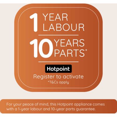Hotpoint Maxi Space Dishwasher - B-Rated ActiveDry 15 Place Settings Freestanding Stainless Steel