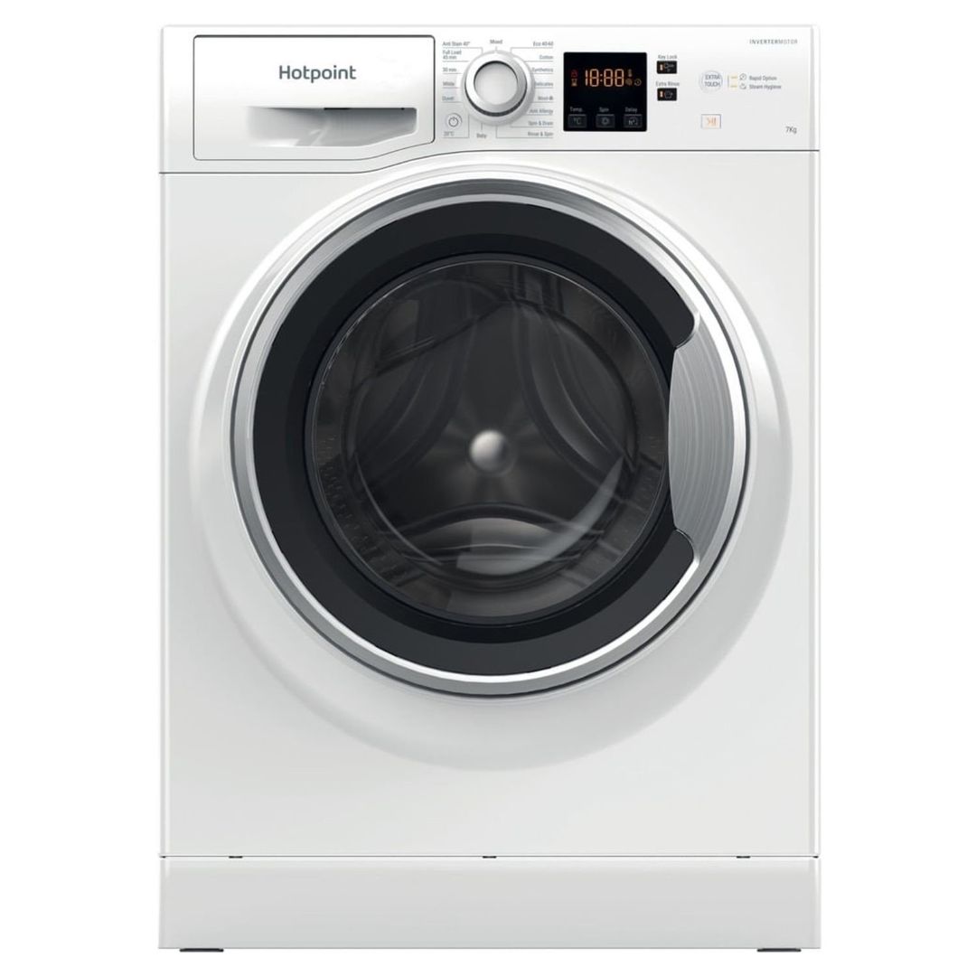 Hotpoint NSWE7469WSUK 7kg Washing Machine 1400rpm - WHITE - Image 1