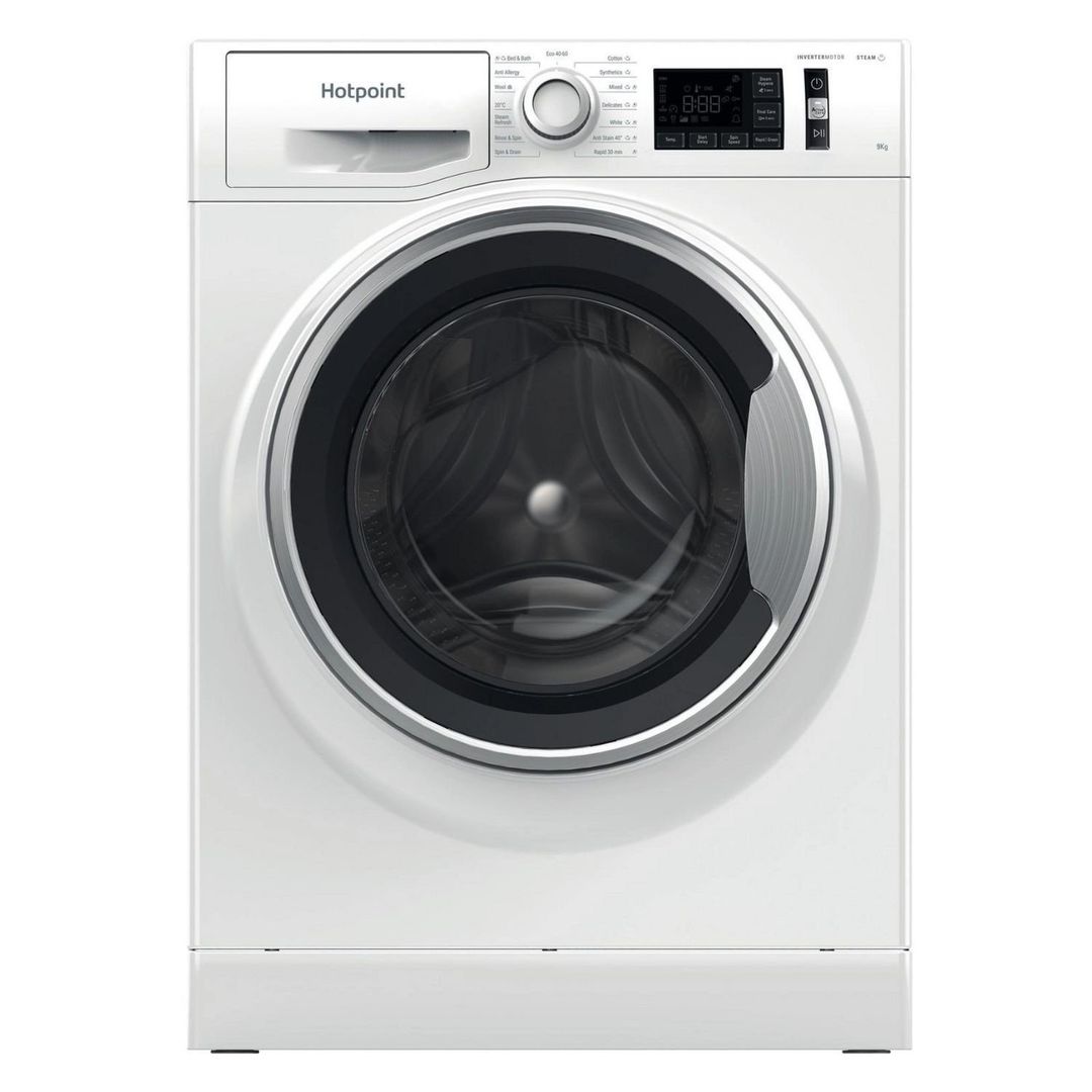Hotpoint NM11948WSAUK 9kg Washing Machine 1400rpm - WHITE - Image 1