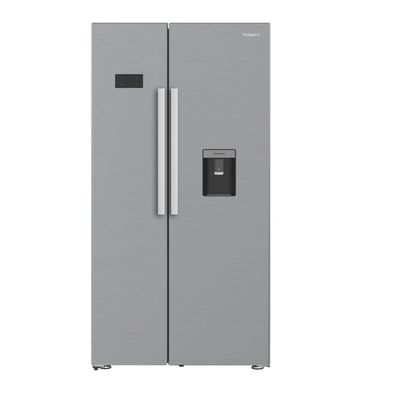 HOTPOINT HPG2 6583W XP4UK Dual No Frost American-Style Fridge Freezer - Silver, Silver/Grey