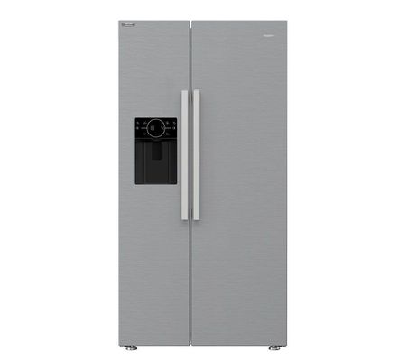Hotpoint 578 Litre Side-By-Side American Fridge Freezer - Stainless Steel