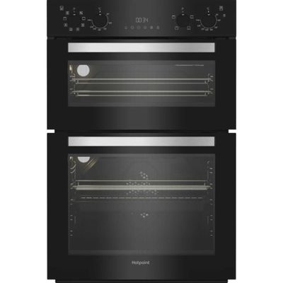 Hotpoint DIH82GB Built-In Electric Double Oven - Black