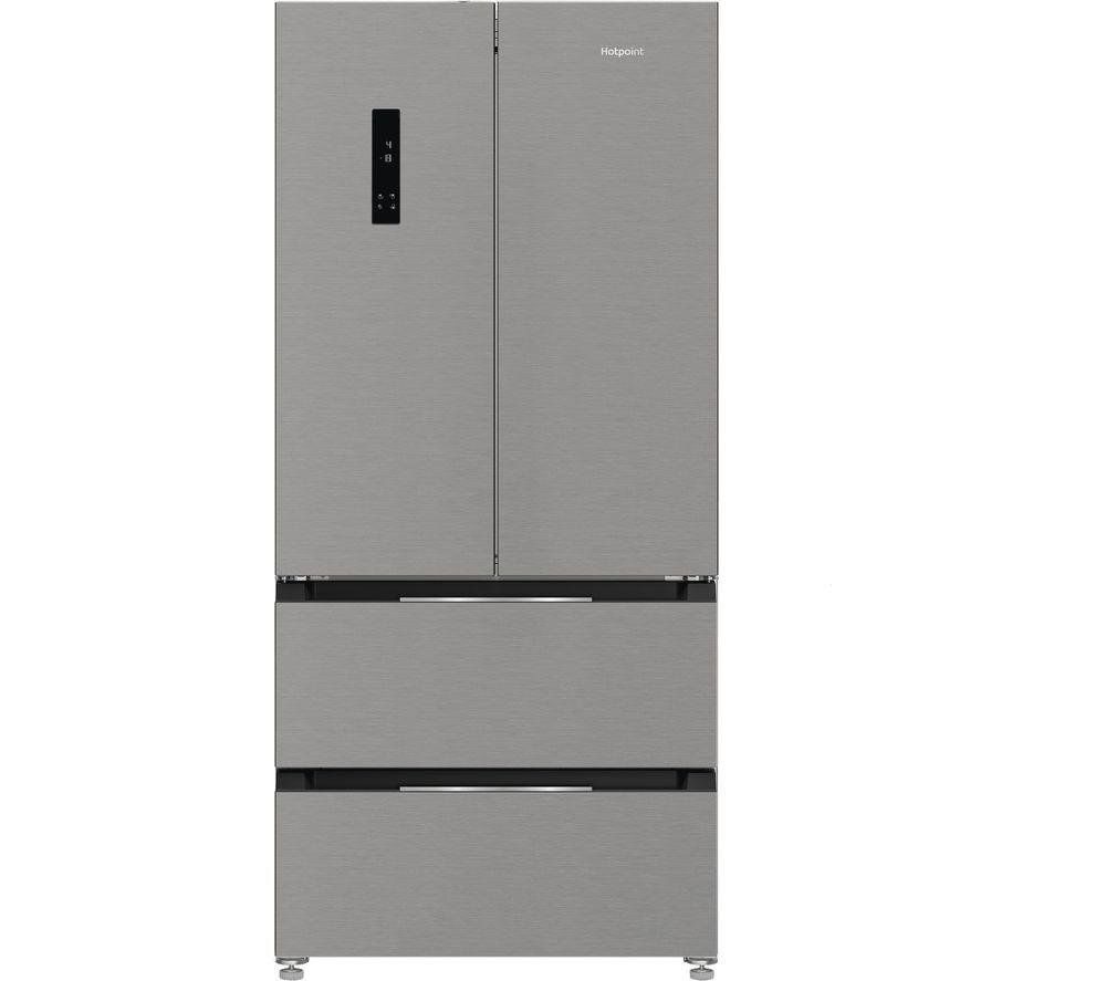 Hotpoint 510 Litre French Style American Fridge Freezer - Inox - Image 1