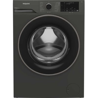 Hotpoint FabricCare 9kg Washing Machine - Graphite Freestanding 1400rpm Quiet A-Rated