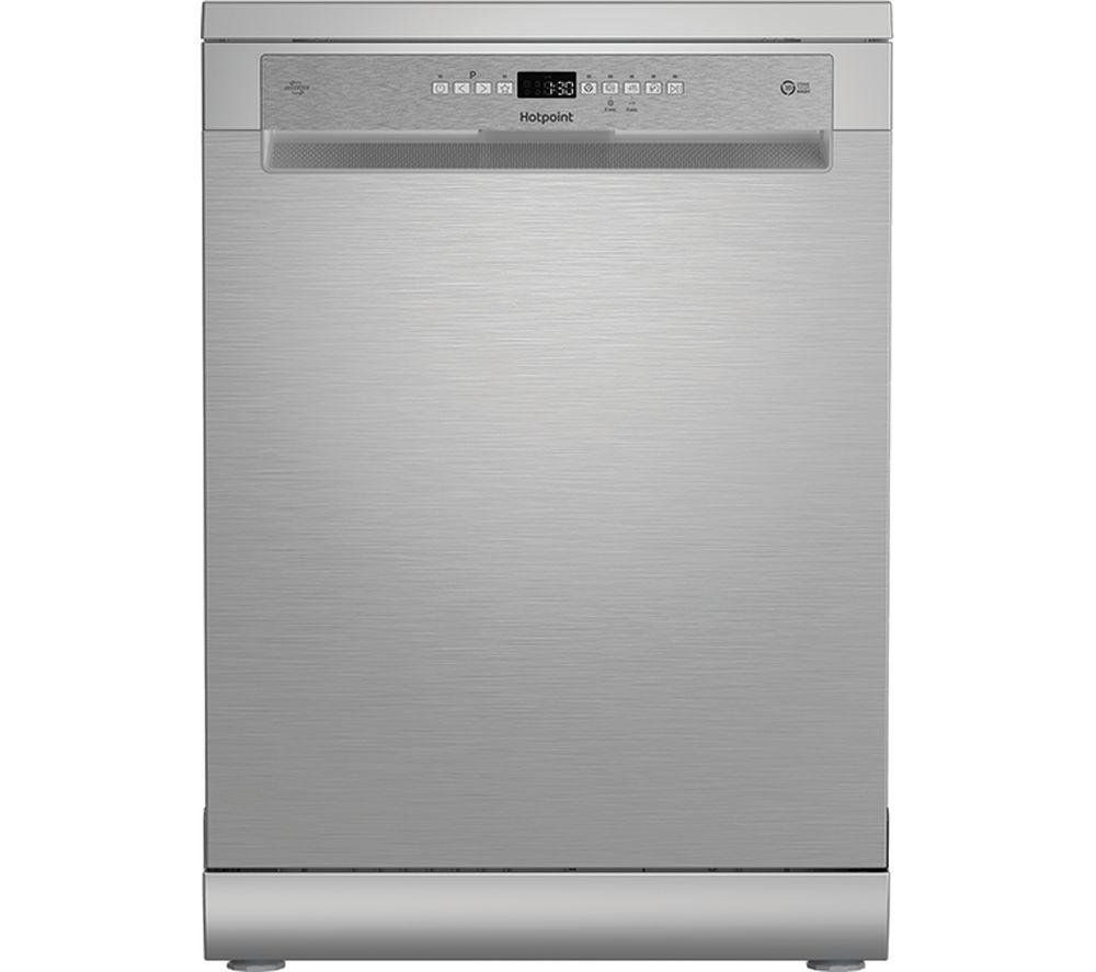 Hotpoint Hydroforce Freestanding Dishwasher - Maxi Space B-Rated Stainless Steel - Image 1