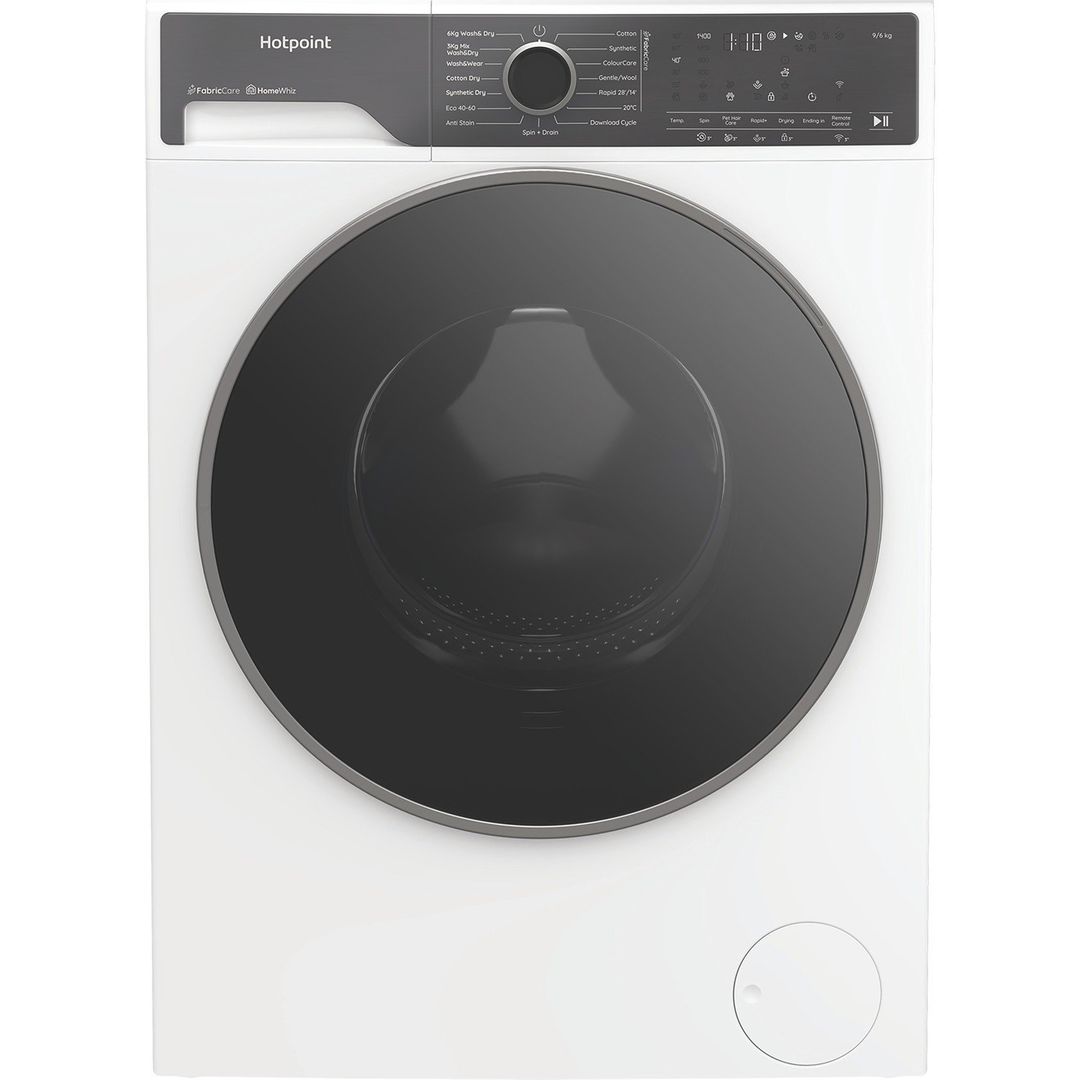 Hotpoint FabricCare 9kg Wash 6kg Dry 1400rpm Washer Dryer - White - Image 1