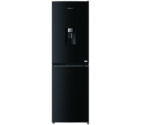 Hotpoint 244 Litre 50/50 Freestanding Fridge Freezer - Black Steel