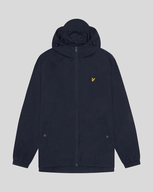Lyle & Scott Men's Zip Through Hooded Jacket in Dark Navy - Image 1