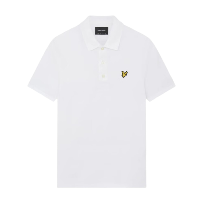 Lyle & Scott Men's Cotton Polo Shirt in White - Image 1