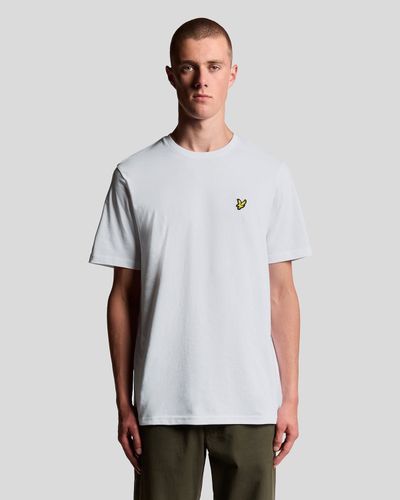 Lyle & Scott Men's Cotton Crew Neck T-Shirt in White