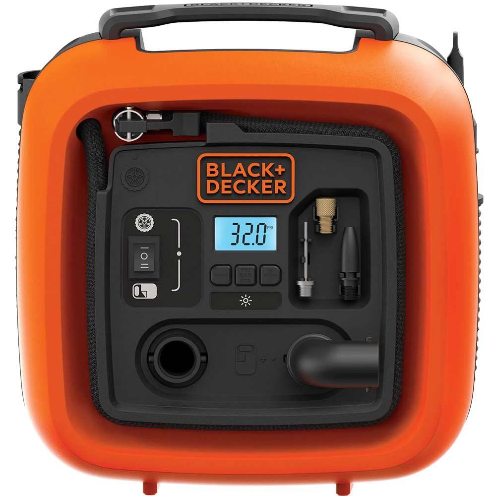 Black and Decker ASI400 12v High Pressure Air Compressor Pump and Inflator (Not Cordless) 12v - Image 1