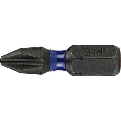 Irwin Impact Pro Performance Phillips Screwdriver Bits PH2 25mm Pack of 2
