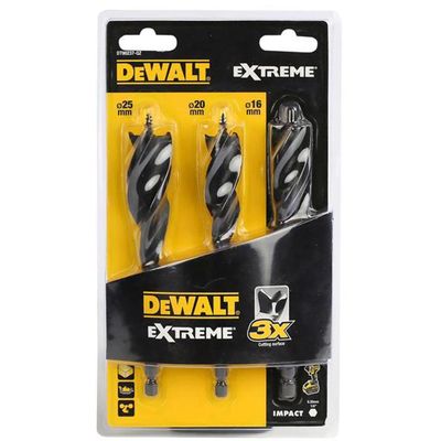 Dewalt DT90237-QZ Extreme® Tri Flute Bit 3 Piece Set 152Mm - Thumbnail 2
