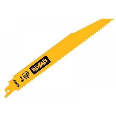 Dewalt DT90381-QZ Bi-Metal Wood Demolition Reciprocating Blade 228Mm X 6 Tpi (Pack 5)