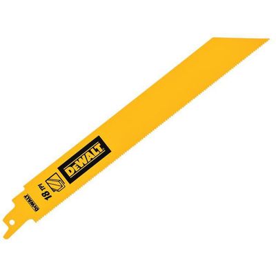 Dewalt DT90388-QZ Bi-Metal 1In High Metal Reciprocating Blade 228Mm X 18 Tpi (Pack 5) - Thumbnail 2