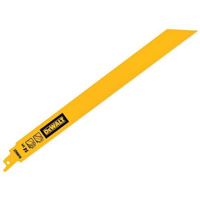 Dewalt DT90390-QZ Bi-Metal 1In High Metal Reciprocating Blade 304Mm X 14 Tpi (Pack 5) - Thumbnail 2
