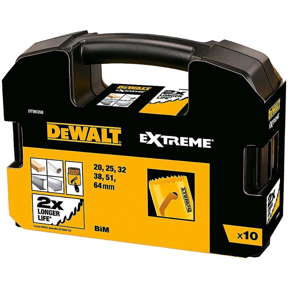 DeWalt 10 Piece BIM Extreme General Purpose Holesaw Set - Image 1