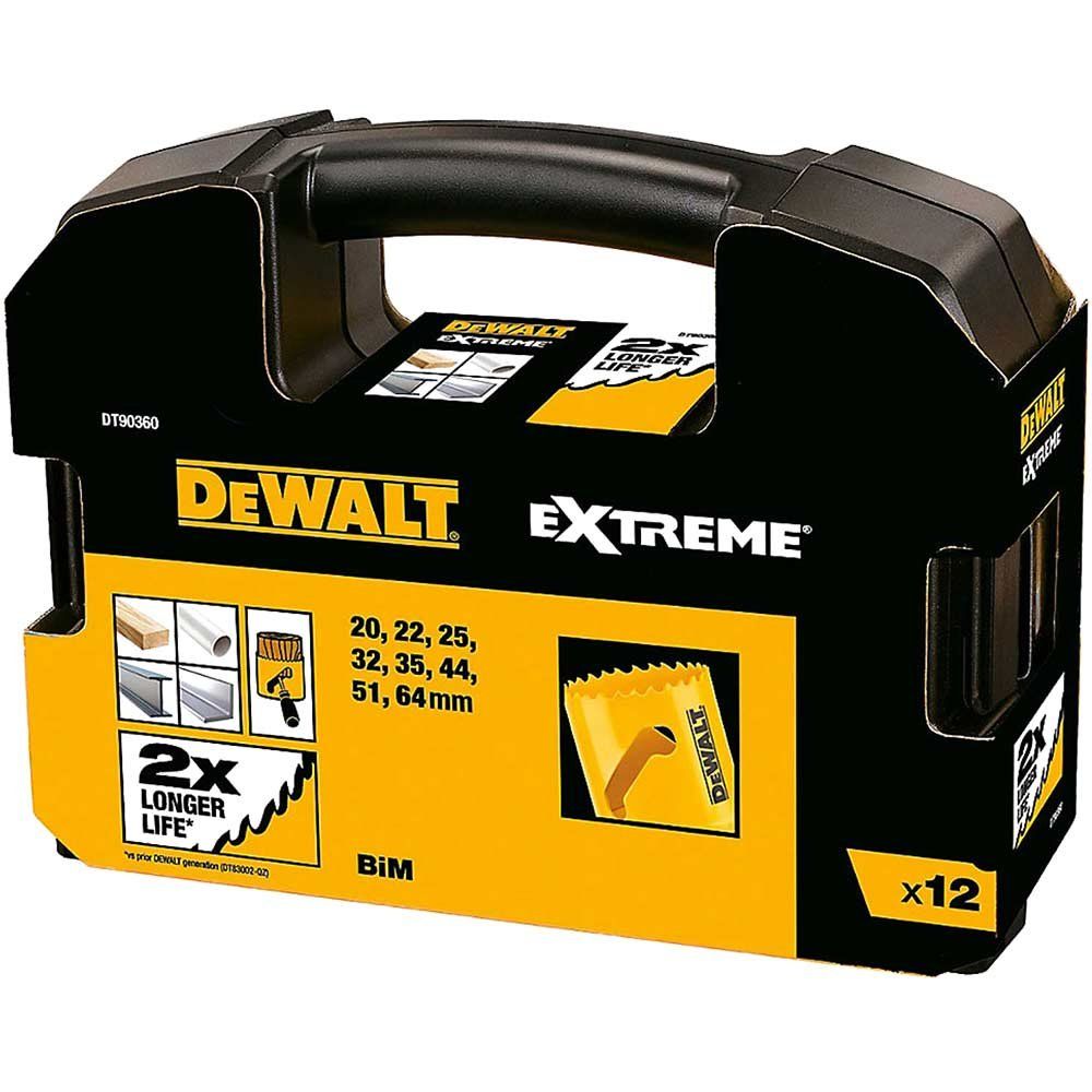 DeWalt 12 Piece BIM Extreme General Purpose Holesaw Set - Image 1