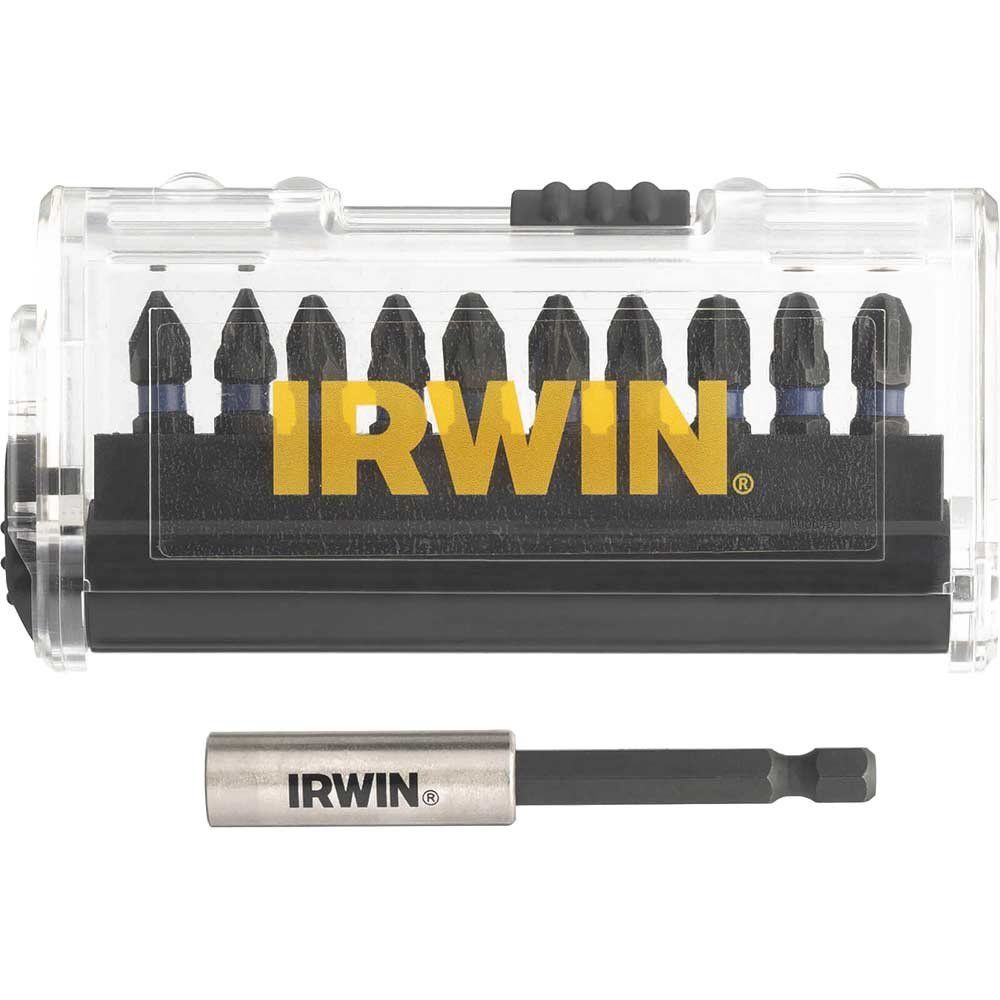 Irwin 10 PieceImpact Pro Performance Pozi Screwdriver Bit Set - Image 1