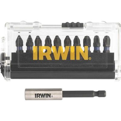 Irwin 10 PieceImpact Pro Performance Pozi Screwdriver Bit Set
