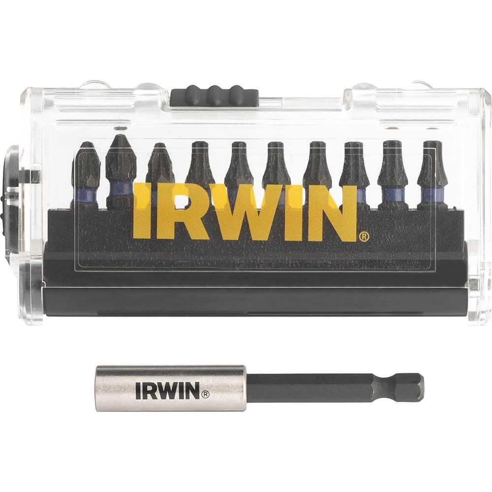 Irwin 10 Piece Impact Pro Performance Screwdriver Bit Set - Image 1