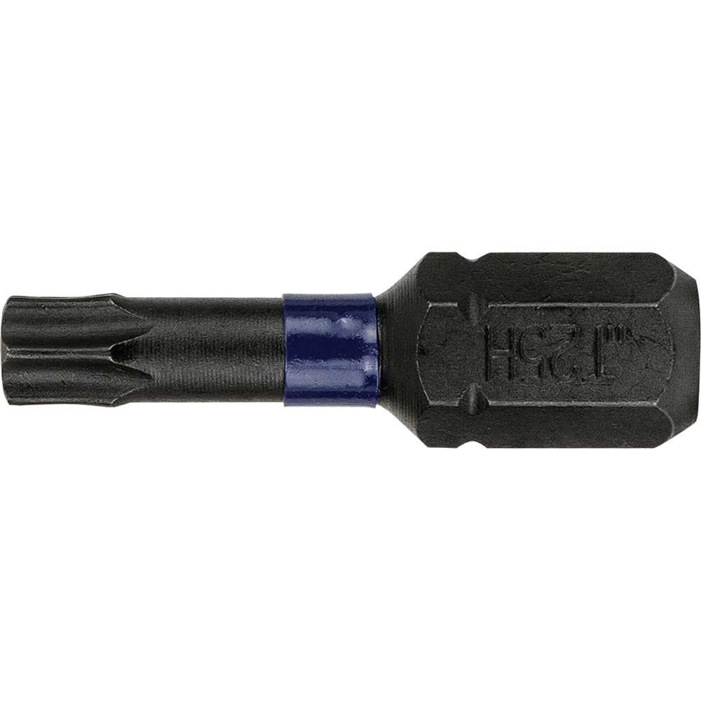 Irwin Impact Pro Performance Torx Screwdriver Bits TX25 25mm Pack of 2 - Image 1