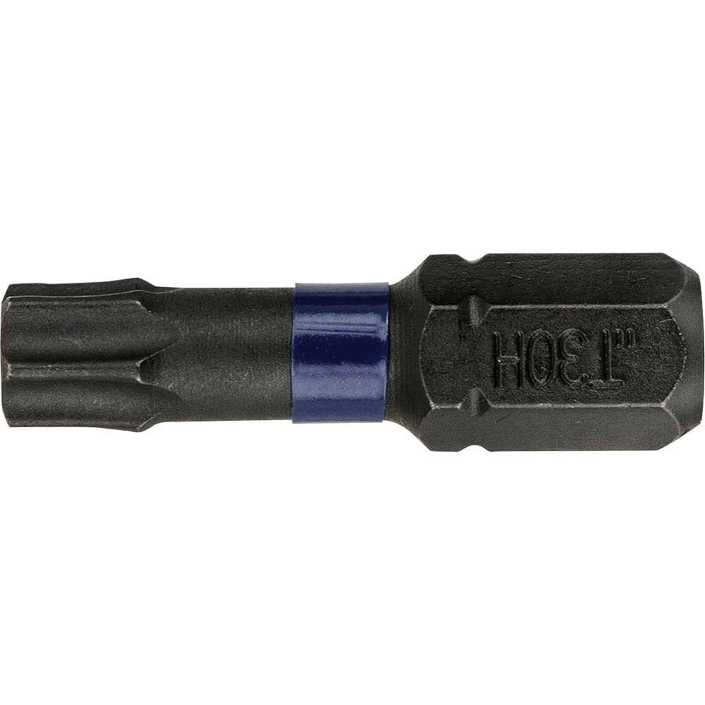 Irwin Impact Pro Performance Torx Screwdriver Bits TX30 25mm Pack of 2 - Image 1
