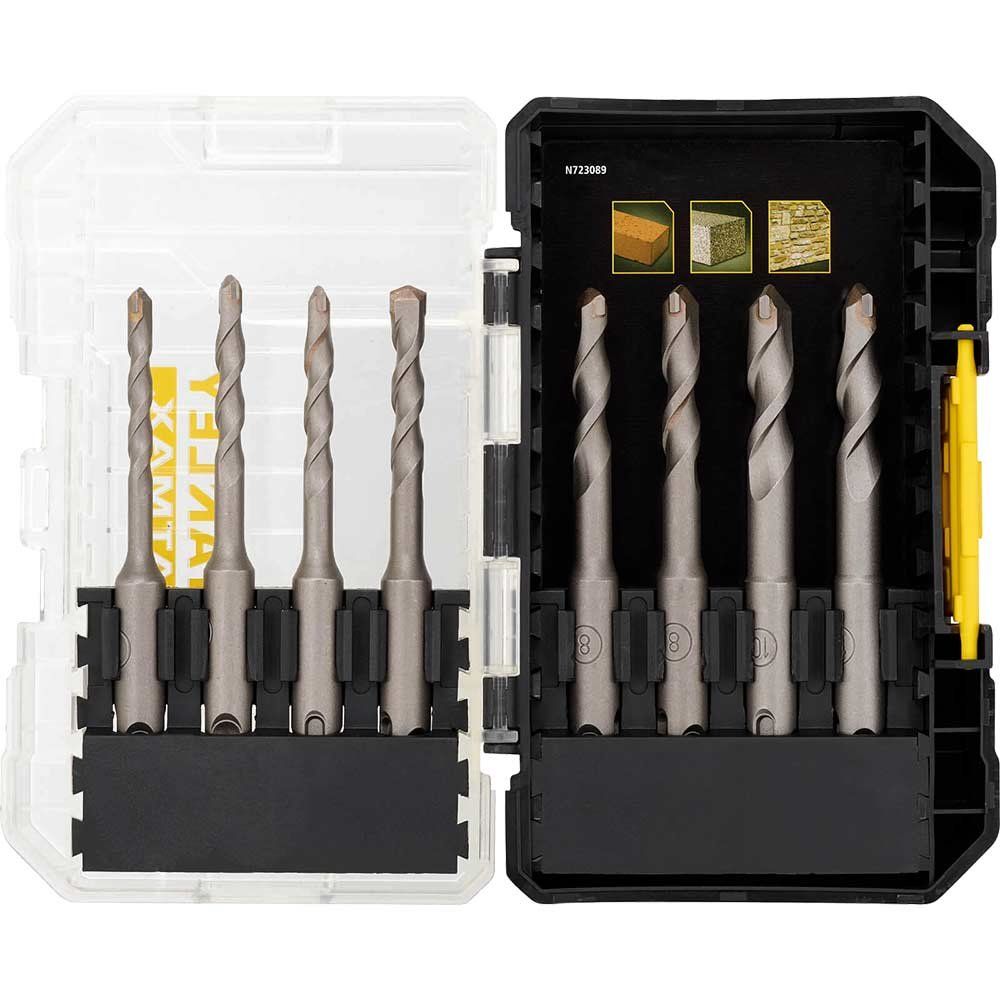 Stanley FatMax Multi-Stack Case 8 Piece SDS Plus Drill Bit Set - Image 1