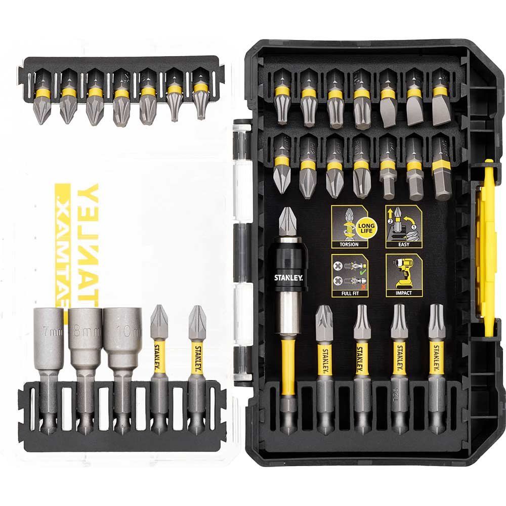 Stanley FatMax 32 Piece Impact Torsion Bit Set 25mm - Image 1
