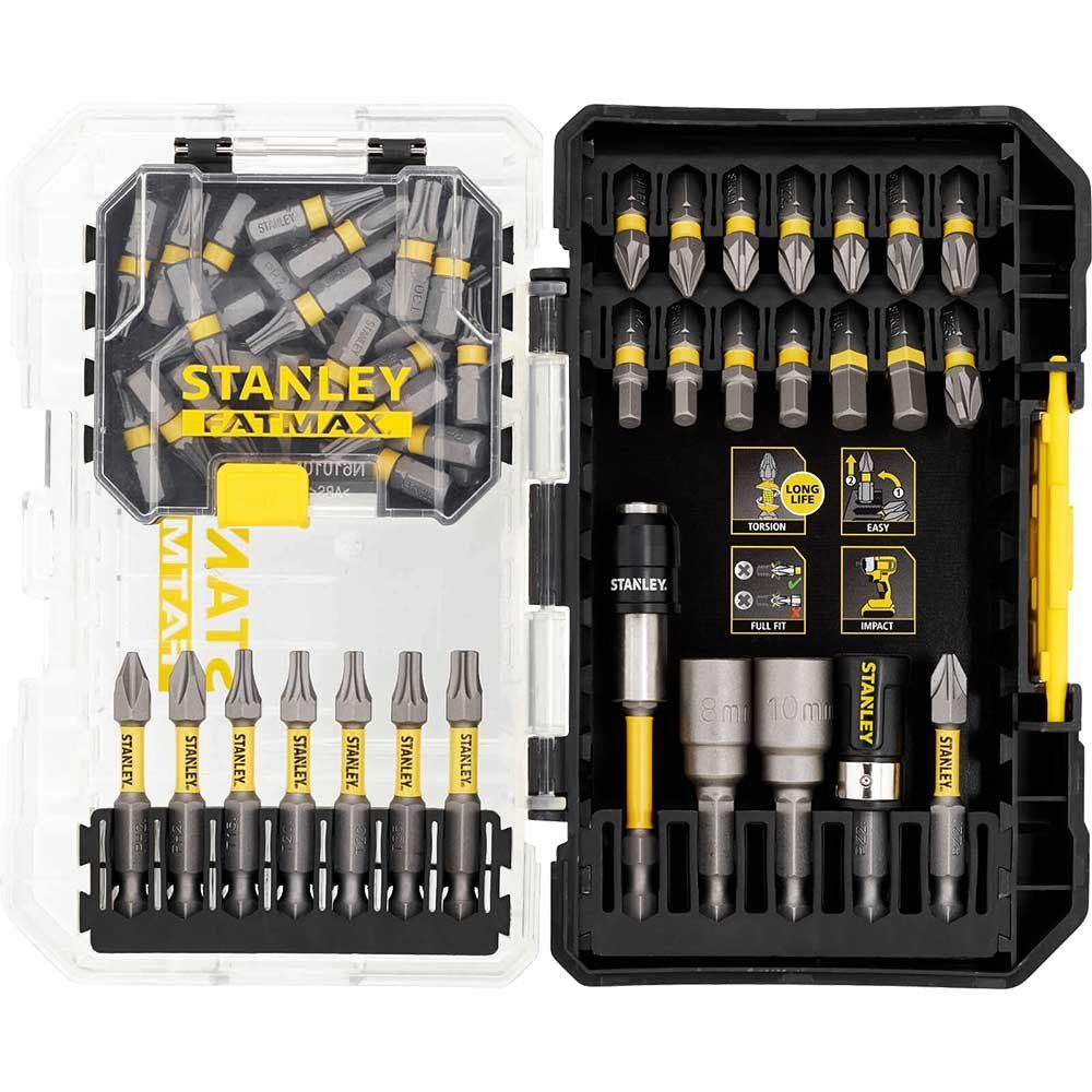 Stanley FatMax Multi-Stack Case 55 Piece Impact Screwdriver Bit Set - Image 1